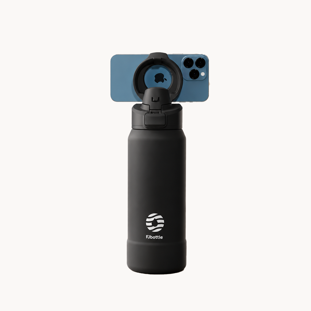 Phone Holder watter bottle black