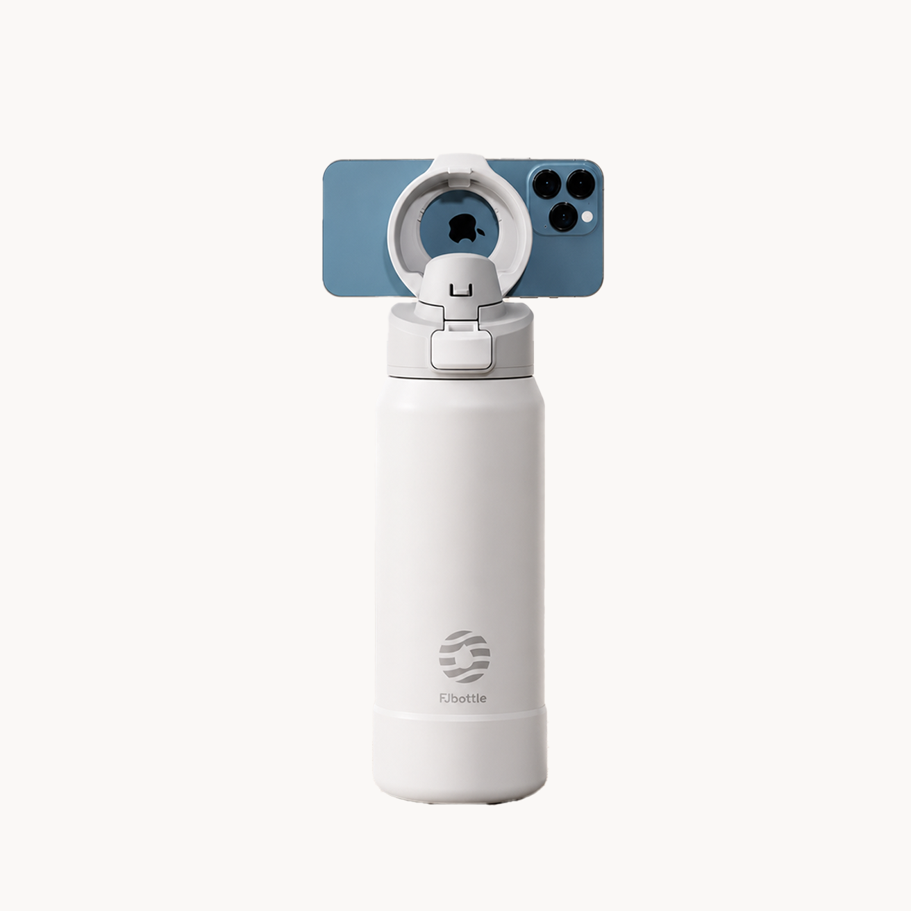 Phone Holder watter bottle white