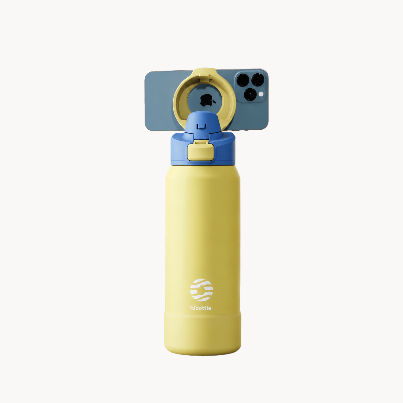 Phone Holder watter bottle yellow